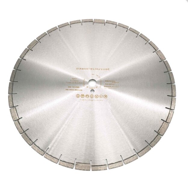 Deimantinis pjovimo diskas Ø500 mm